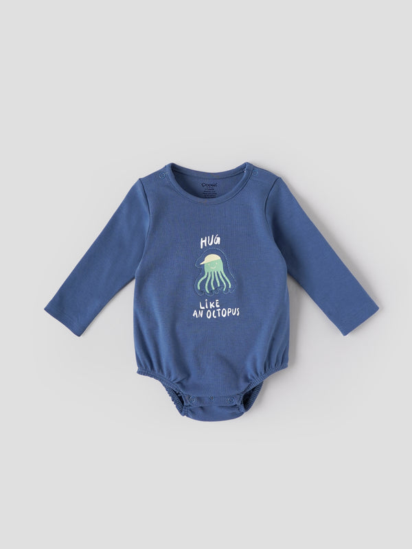 Popees Comfy Chest-Print Bodysuit (0–9 Months) for Baby Boys