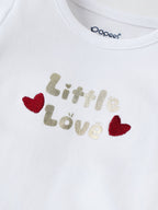 Popees Baby Full Sleeve Cotton Bodysuit| White| Tiny Baby, Newborn to 6 Months