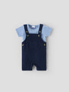 Popees Adorable & Trendy Dungaree Dress Set(0–9 Months) for Newborn Boys