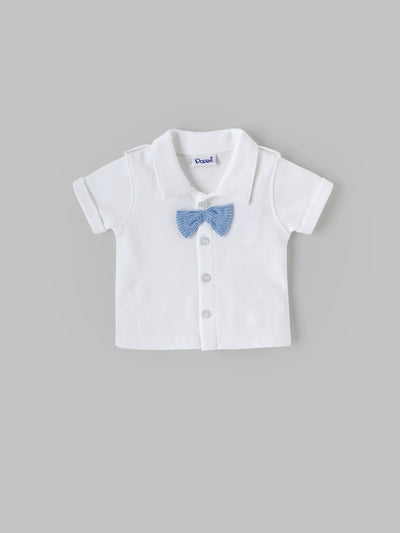 Popees Beautiful Bow Tie & Suspenders Dungaree Set(0-9 Months)for Baby Boys