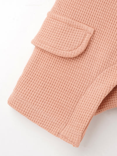 Popees Comfy & Trendy (0-6 Months) Dungaree Set for Newborn Girls