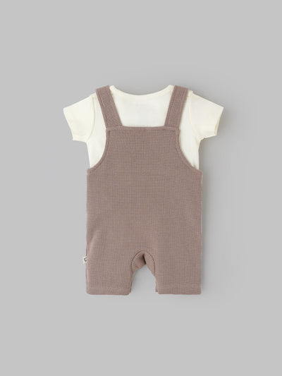 Popees Adorable & Trendy (0–6 Months) Dungaree Dress Set for Newborn Boys