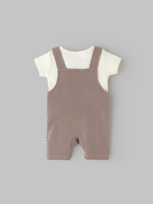 Popees Adorable & Trendy (0–6 Months) Dungaree Dress Set for Newborn Boys