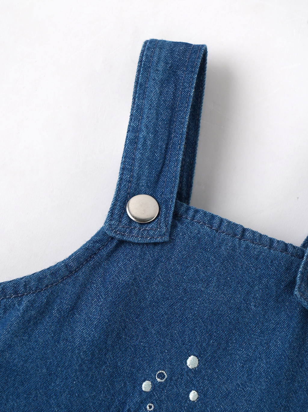 Popees Baby Boys Cotton T-Shirt & Denim Dungaree Set | Blue | Newborn to 9 Months