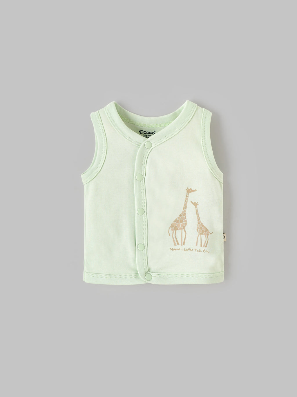 Popees Trendy & Stylish Sleeve Less Front Open Jhabla Top (0–6 Months) for Baby Boys