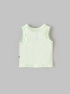 Popees Trendy & Stylish Sleeve Less Front Open Jhabla Top (0–6 Months) for Baby Boys