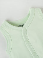 Popees Trendy & Stylish Sleeve Less Front Open Jhabla Top (0–6 Months) for Baby Boys