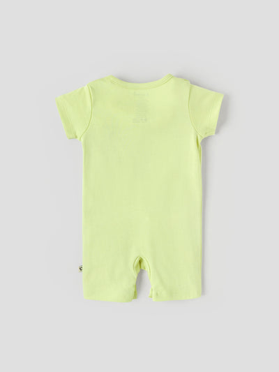 Popees Everyday Half Sleeve Chest Printed Romper(0-6 Months)for Baby Boys