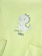 Popees Everyday Half Sleeve Chest Printed Romper(0-6 Months)for Baby Boys