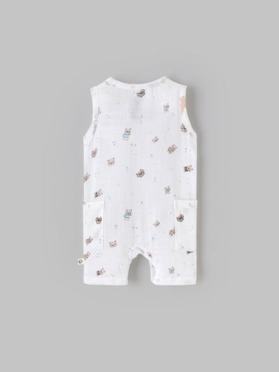 Popees Soft & Stylish All-Over Printed Romper (3-24 Months)for Baby Boys