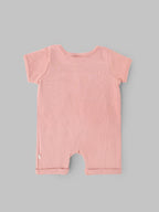 Popees Baby Boys Short Sleeve Romper| Pink| Tint Baby To 6 Months