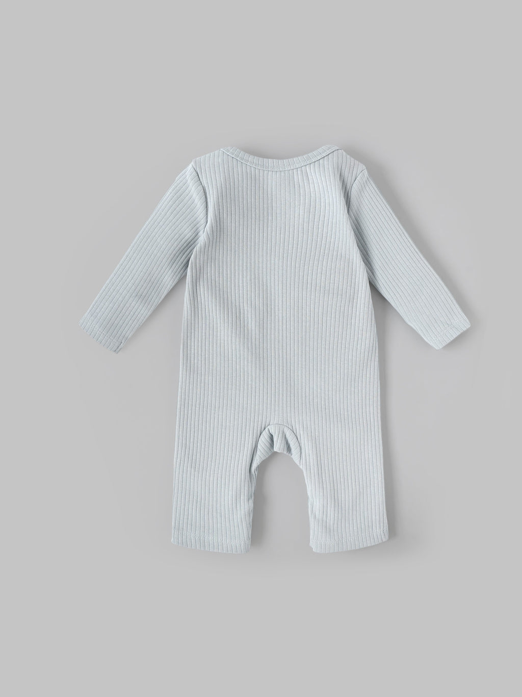 Popees Baby Boys Ribbed Cotton Full Sleeve Romper with Snap Closure| Tiny Baby, Newborn-6 Months