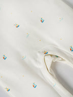 Popees Baby Printed Romper |Cotton Infant Romper, Sailboat Print | Tiny Baby, Newborn to 6 Months