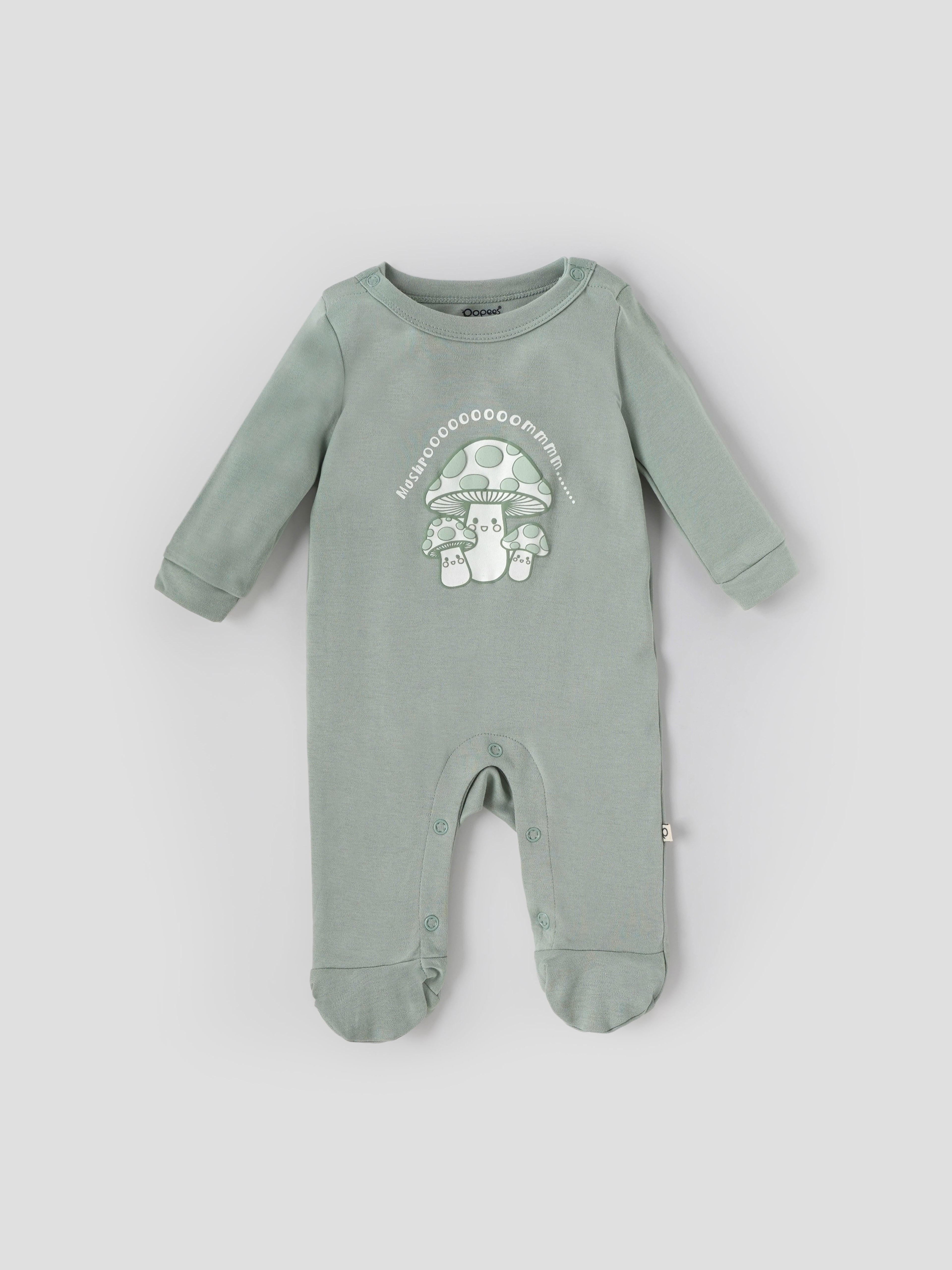 Popees Baby Boys Full Sleeve Sleepsuit| Tiny Baby, Newborn to 6 Months