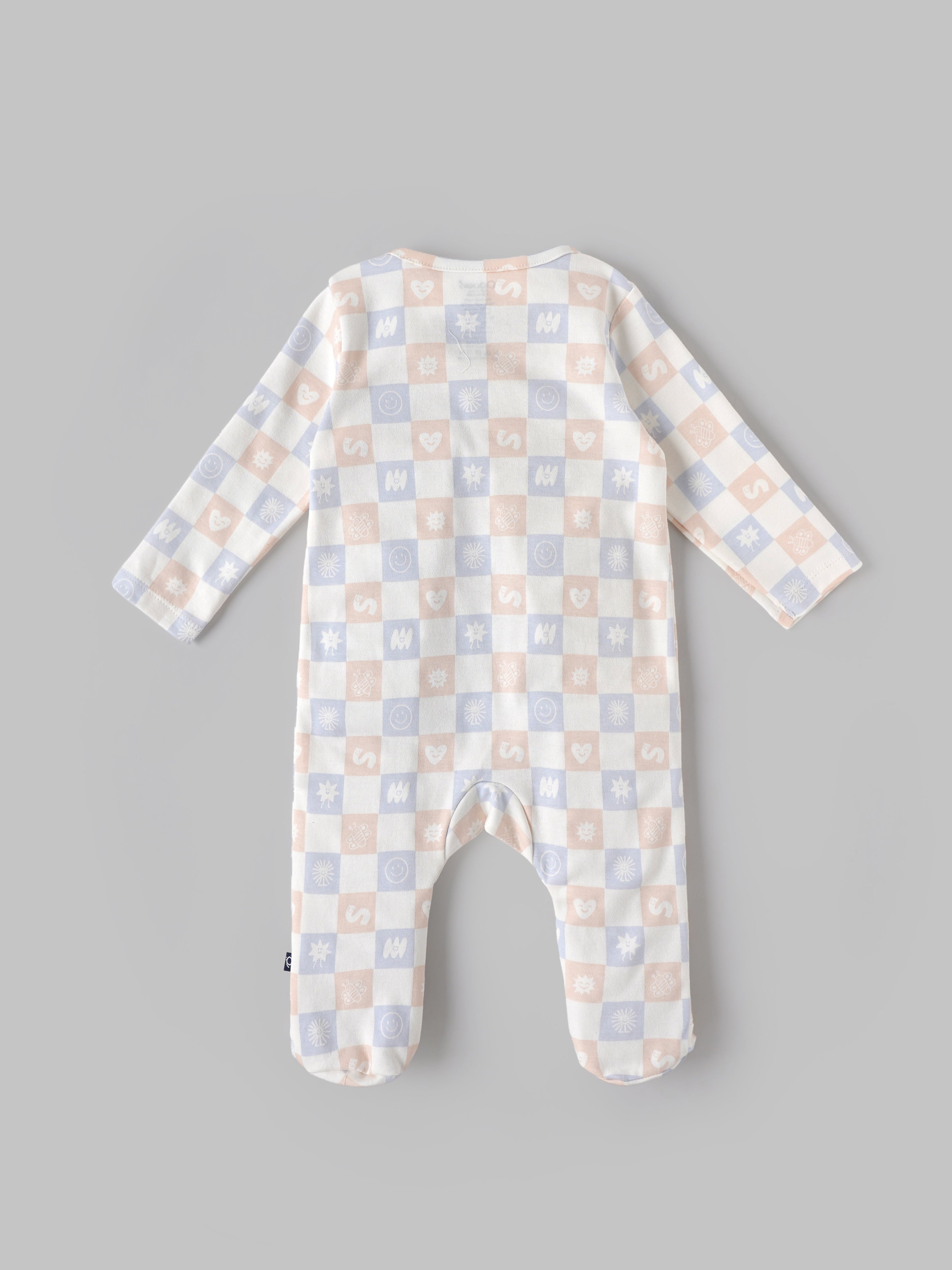 Popees Baby Boys Sleepsuit with Snap Buttons |Tiny Baby, Newborn to 6 M