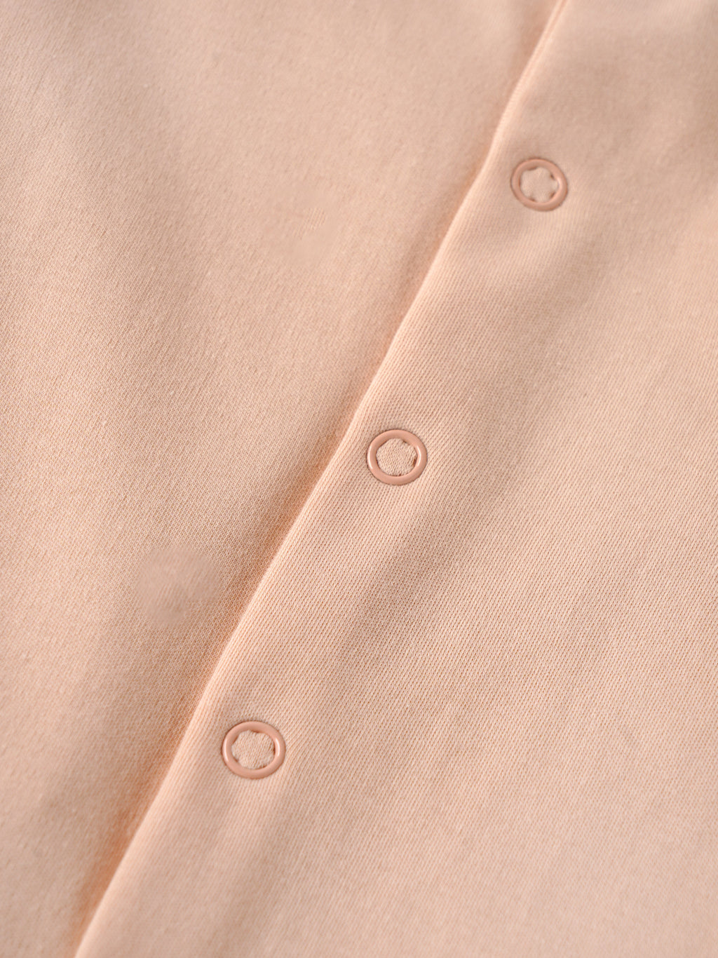 Popees Peach Baby Sleepsuit with Sun Embroidery | Tiny Baby, Newborn to 6 M