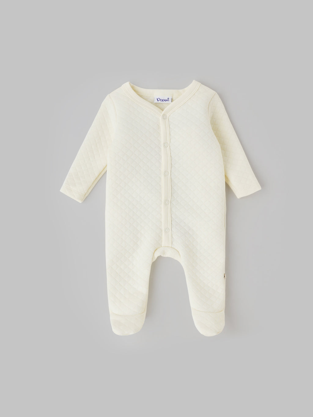 Popees Full-Sleeve Front Open Sleepsuit (0–6 Months) for New Boys