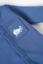 Popees Baby Boys Cotton Full Sleepsuit Romper| Tiny Baby, NewBorn -6 Months