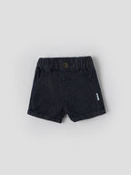 Popees Baby Boys Cotton Denim Shorts with Elastic Waistband| Newborn- 9 Months