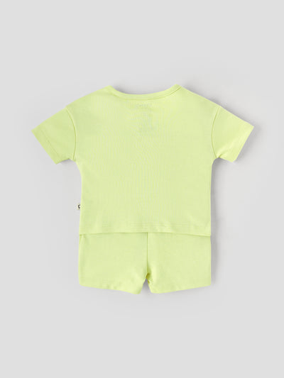 Popees Comfy & Trendy Chest Printed Coordinated Set (0-9 Months)for Baby Boys