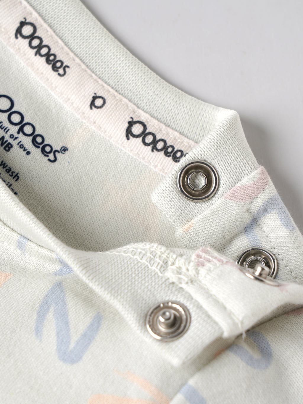 Popees Baby Boys Alphabet Print Cotton T-Shirt | Half Sleeve Round Neck Tee for Newborns & Infants | 0-9 Months