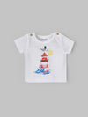 Popees Comfy & Stylish Printed T-Shirt(0–9 Months) for Baby Boys