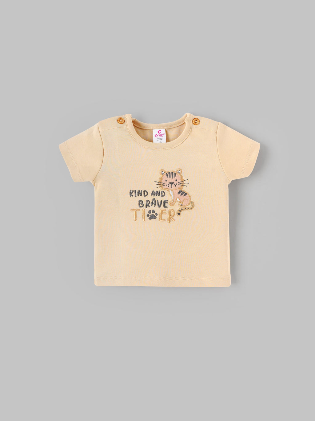 Popees Soft & Stylish Cotton Everyday Wear Printed T-Shirt(0-9 Months)for Baby Boys