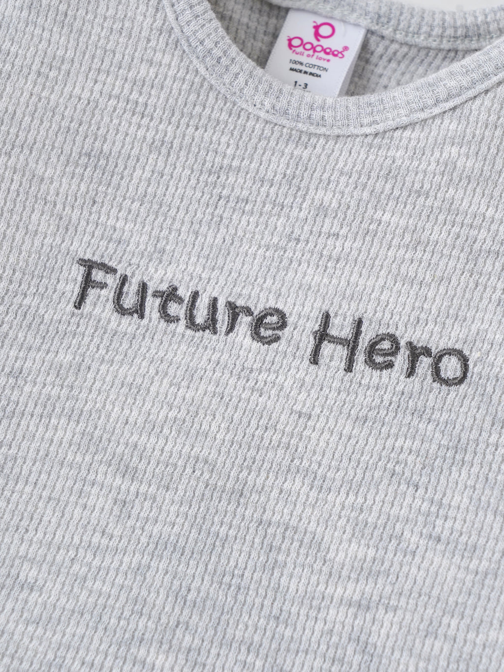 Popees Soft & Stylish Letter Printed with Half Sleeve T-Shirt(0-9 Months)for Baby Boys