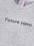 Popees Soft & Stylish Letter Printed with Half Sleeve T-Shirt(0-9 Months)for Baby Boys