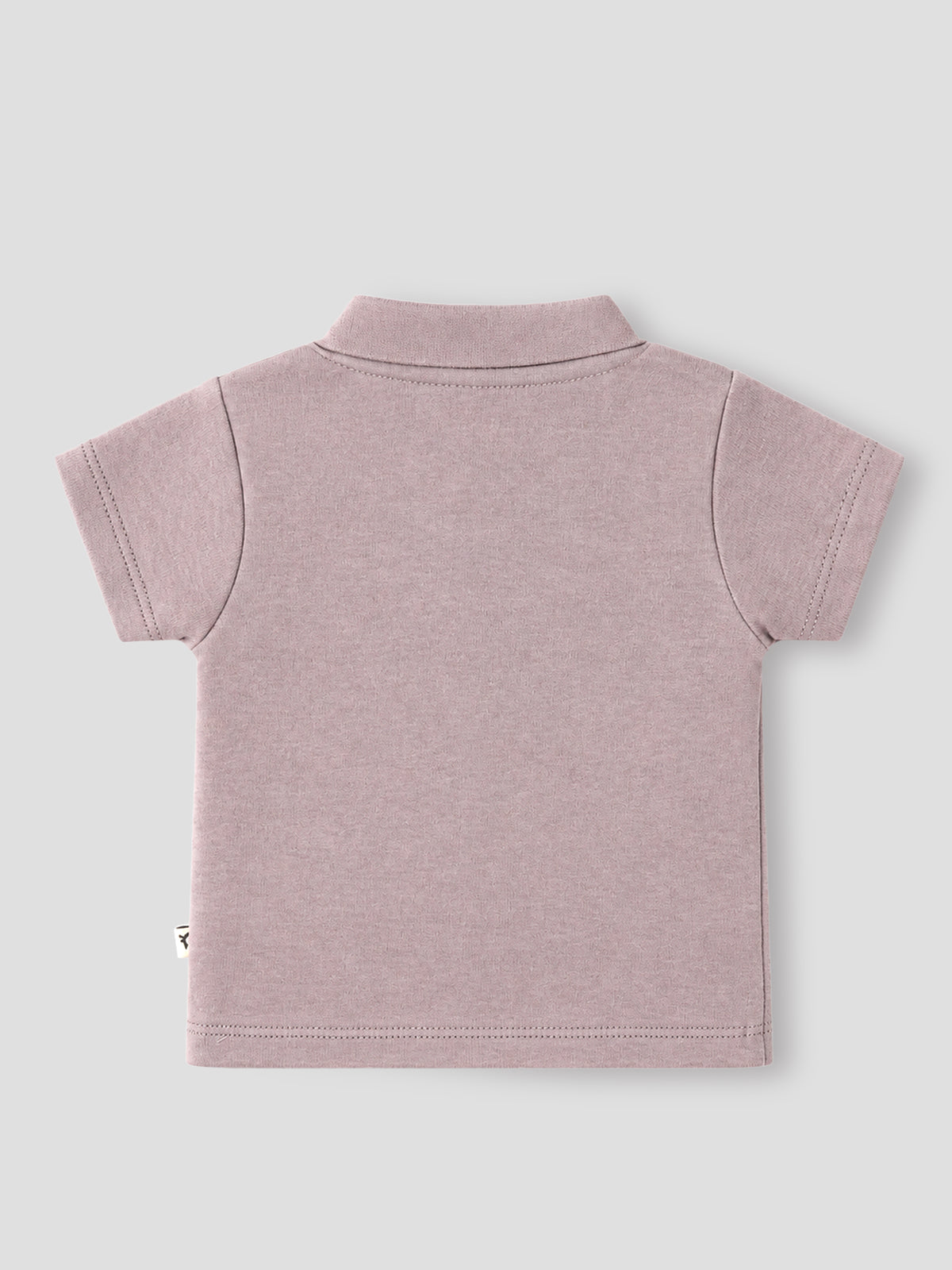 Popees Baby Boys Soft & Stylish T-Shirt | Cute Half Sleeve T-Shirt with “Cool Plans” Graphic & Button Front | Comfortable Casual Wear | 0-9 month