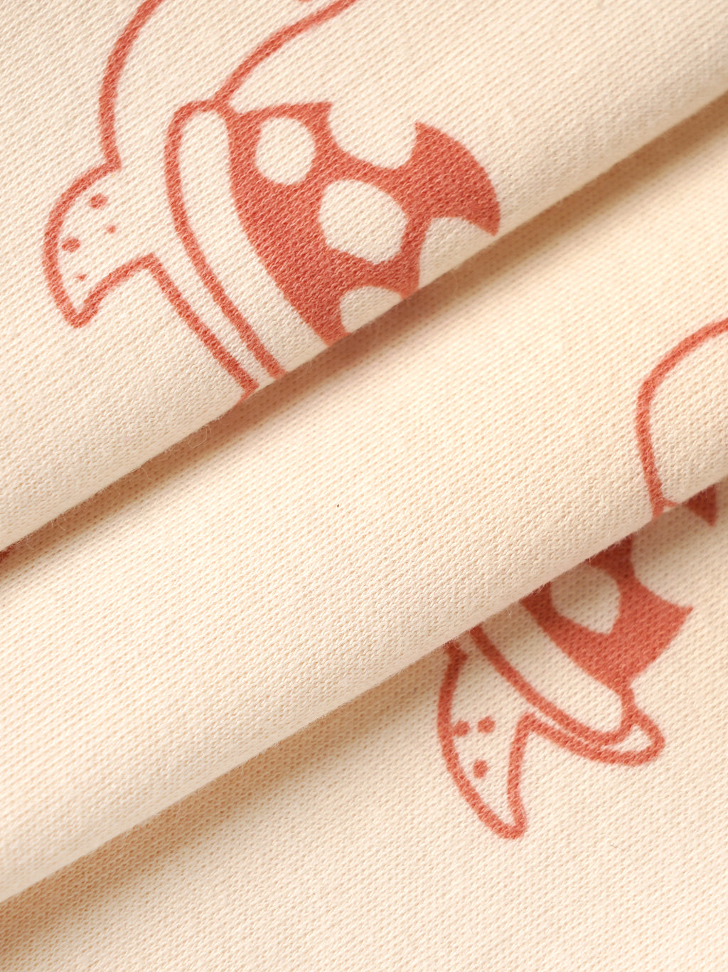 Popees Baby Boys Cotton Half Sleeve T-Shirt | Peach Turtle Print | Newborn-9 Months