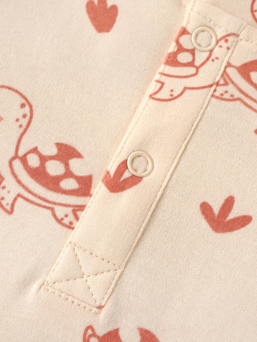 Popees Baby Boys Cotton Half Sleeve T-Shirt | Peach Turtle Print | Newborn-9 Months