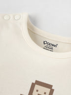 Popees Soft & Stylish Cotton Chest Printed T-Shirt(0-9 Months)for Baby Boys
