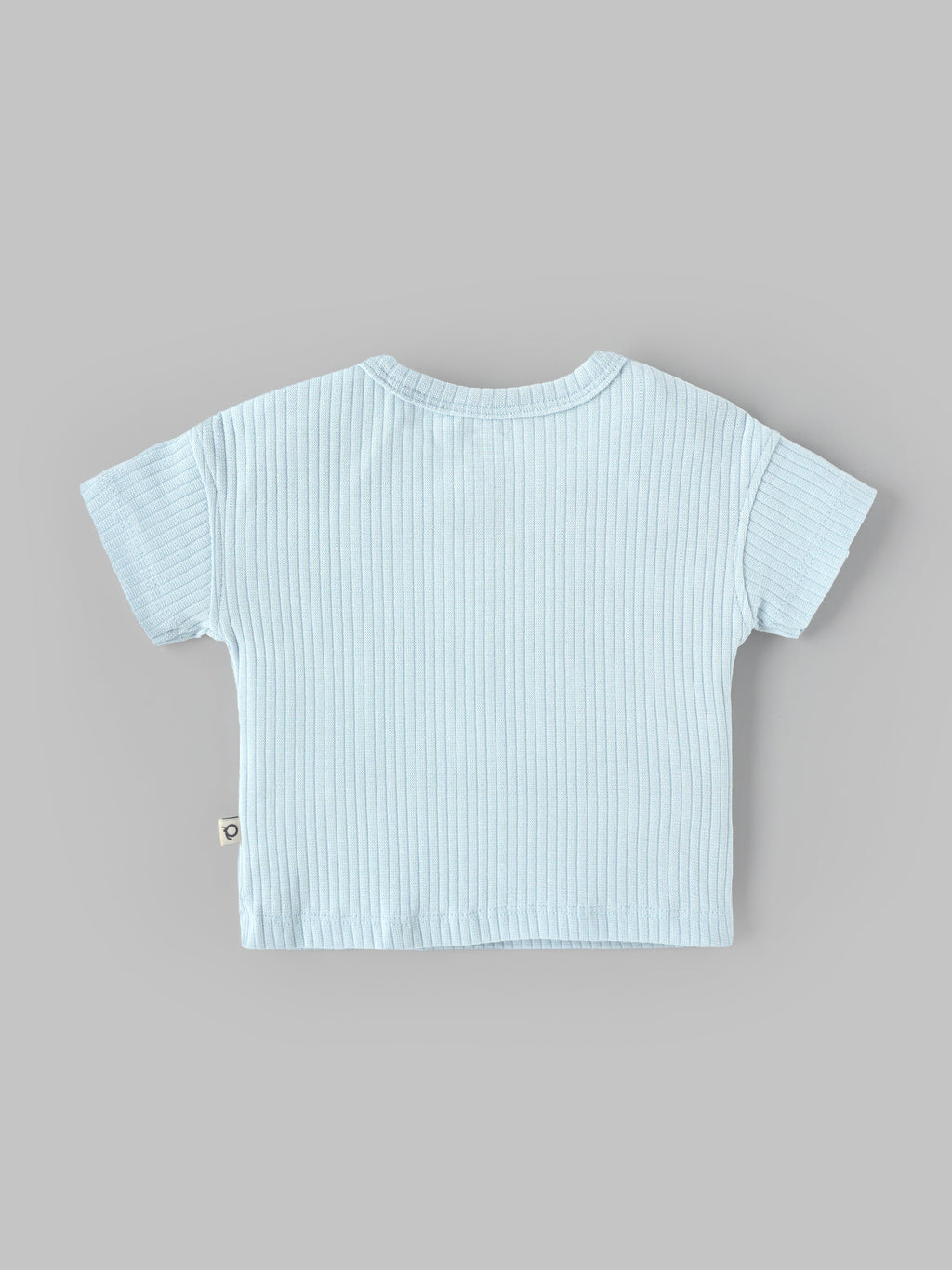 Popees Baby Boys Ribbed Cotton T-Shirt(0-9 Months) | Soft, Breathable & Comfortable Daily Wear
