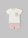 Popees Breathable & Comfy Summer Wear Baby T-Shirt & Shorts Set (0-9 Months)for Baby Boys