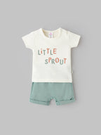 Popees Comfy & Cute Outfit Cotton Co-ord Set (0–3 Months)for Baby Boys