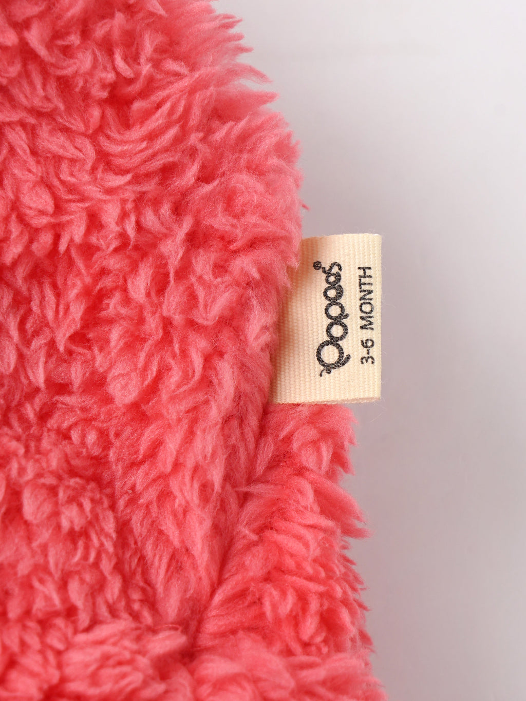 Popees Infant Girls Faux Fur Winter Beanie Cap| Coral Pink| 0-6 Months