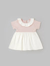 Popees Lovely Ruffle Neckline Dress Lightweight & Cute (3–36 Months) for Baby Girls