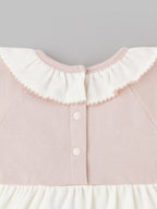 Popees Lovely Ruffle Neckline Dress Lightweight & Cute (3–36 Months) for Baby Girls