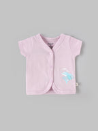 Popees Baby Girls Surf Day Front Open Top| Tiny Baby, Newborn to 6 Months