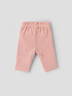 Popees Baby Girls Waffle Knit Cotton Pants with Elastic Waistband (NB to 9 Months)
