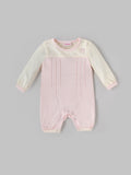 Popees Baby Girls Pink Cotton Romper| Tiny Baby, Newborn to 6 Months