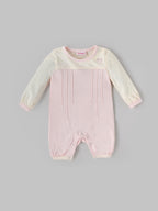 Popees Baby Girls Pink Cotton Romper| Tiny Baby, Newborn to 6 Months