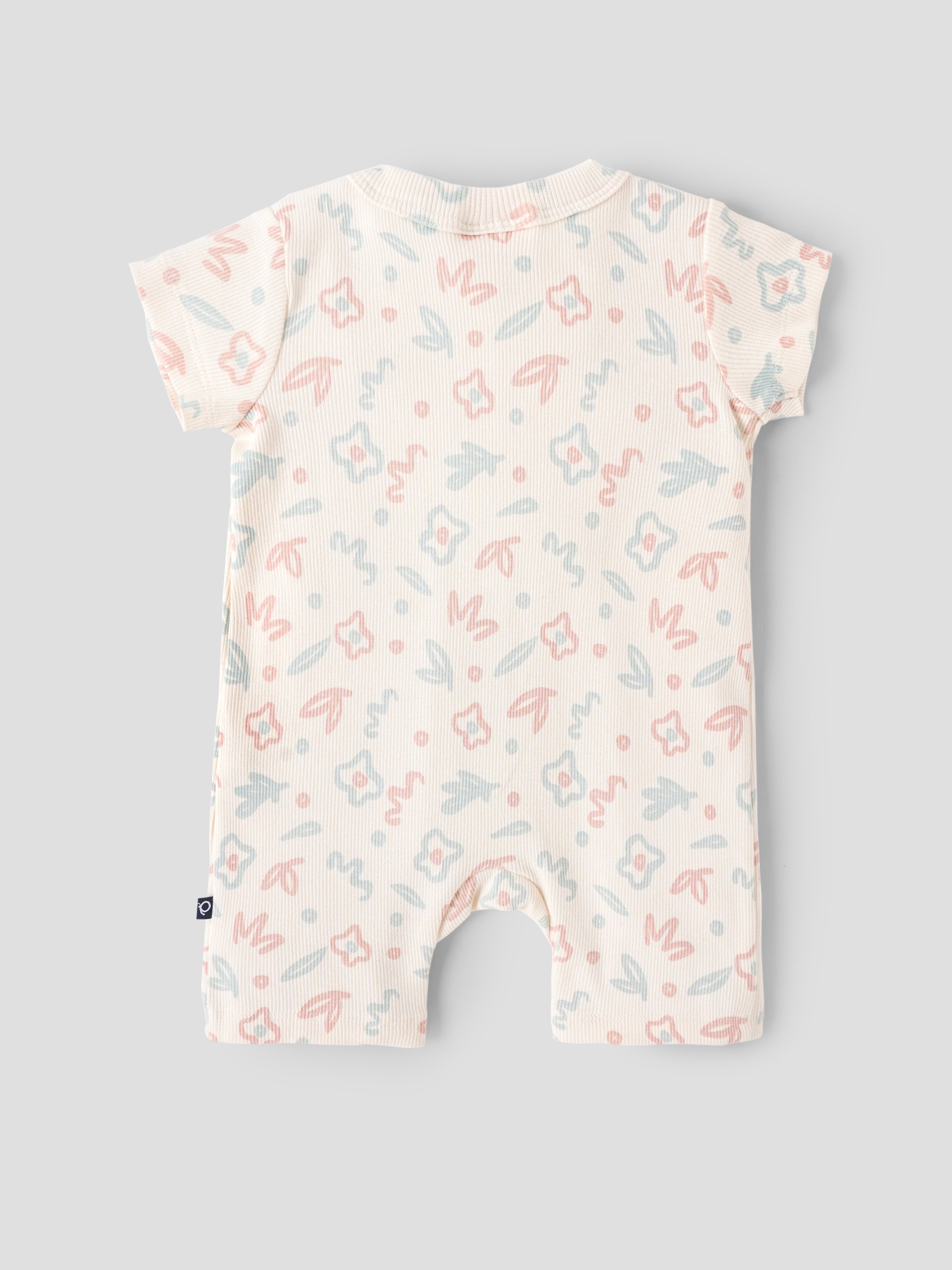 Popees Baby Girls Printed Cotton Romper |Tiny Baby, Newborn to 6 Months