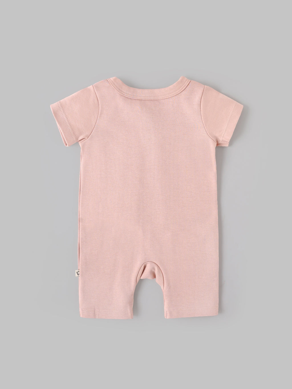 Popees Baby Girls Cotton Short Sleeve Romper| Peach| Tiny Baby, Newborn To 6 Months