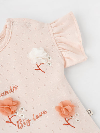 Popees Comfortable & Stylish Coordinated Set With Cute Floral Print (0-9 Months) for Baby Girls