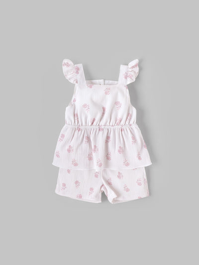 Popees Comfy & Stylish Floral Co-ord Set(0-9 Months)for Baby Girls