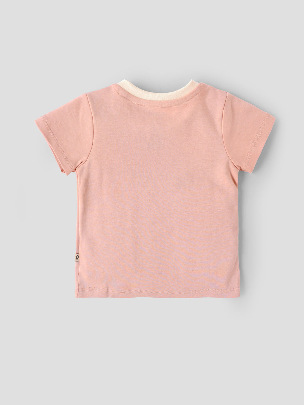 Popees Baby Girls Peach Cotton Graphic T-Shirt |Play All Day Print, Size NB to 9M