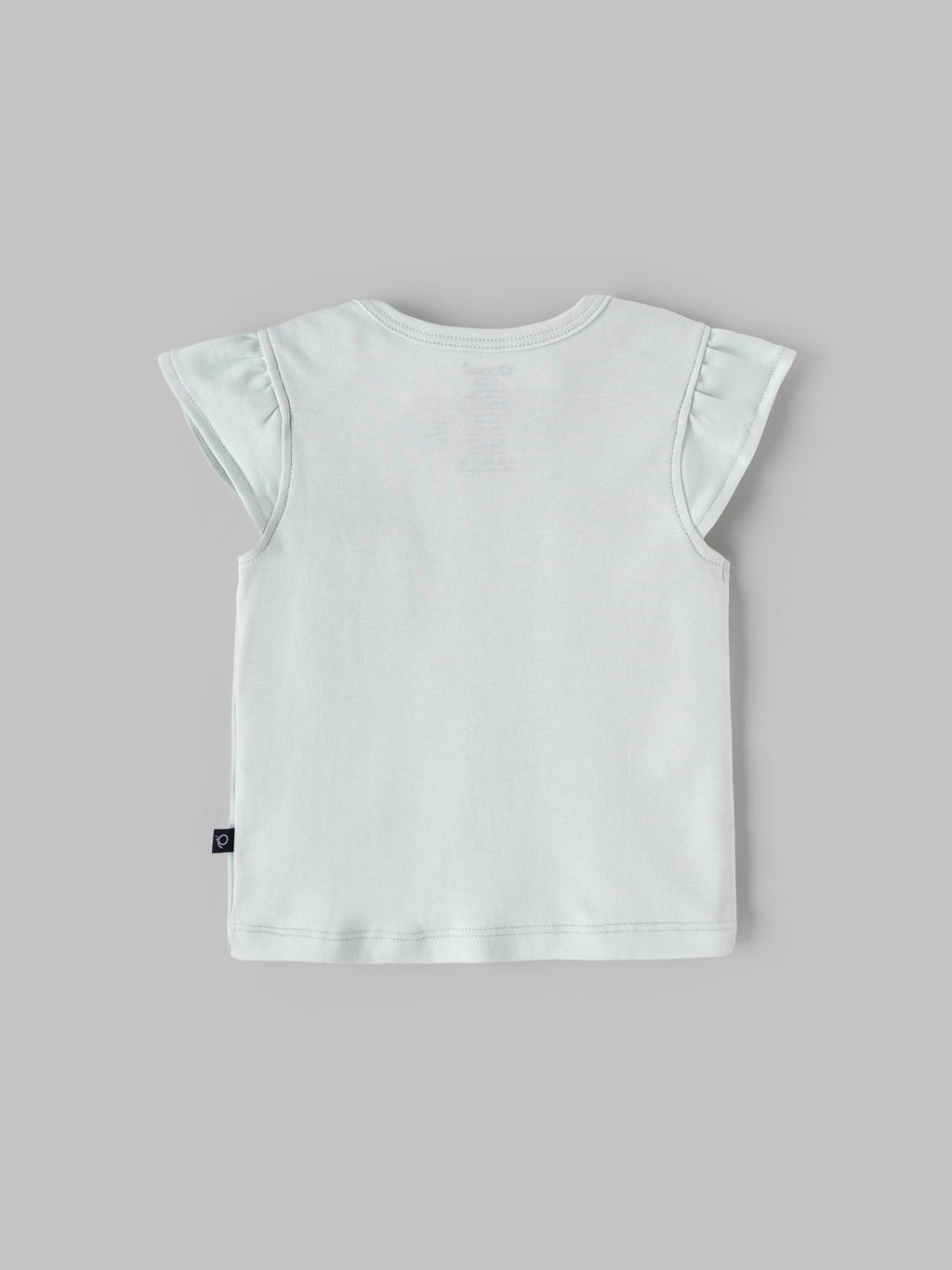 Popees Baby Girl Cotton T-Shirt with Heart Applique |Newborn to 9 M