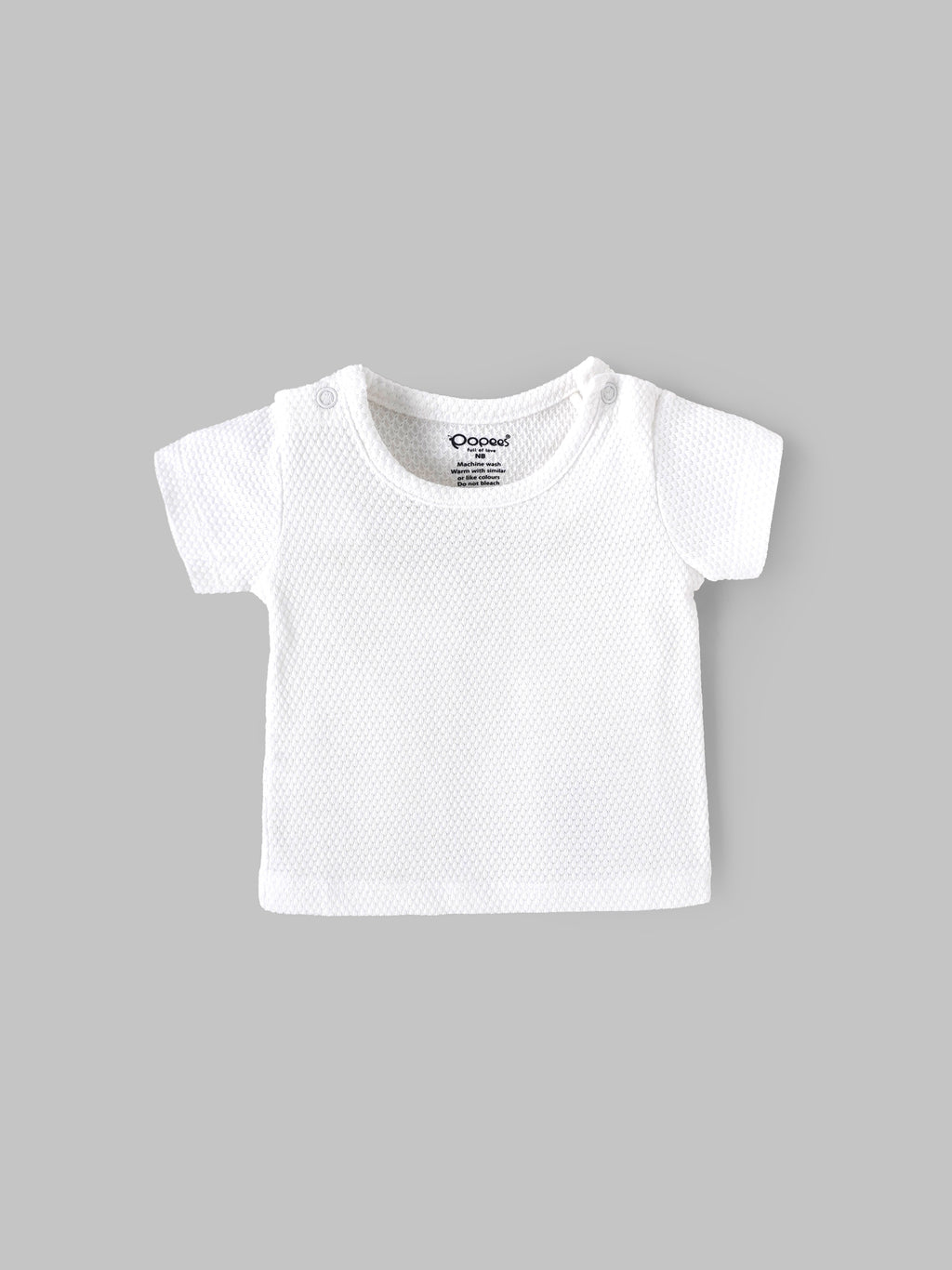 Popees Unisex Baby Denim Dungaree Set| NB–9 Months